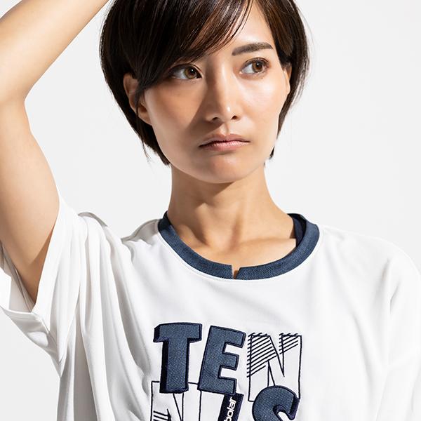 バボラ テニスウェア『レディース』 プレイレンジ 半袖シャツ ルーズフィット PLAY SHORT SLEEVE SHIRT LOOSE FIT レディース BWP6527 | Babolat | 11