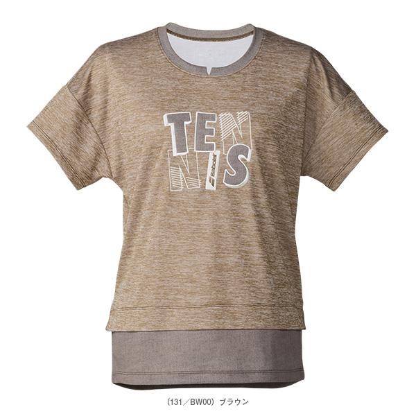 バボラ テニスウェア『レディース』 プレイレンジ 半袖シャツ ルーズフィット PLAY SHORT SLEEVE SHIRT LOOSE FIT レディース BWP6527 | Babolat | 02