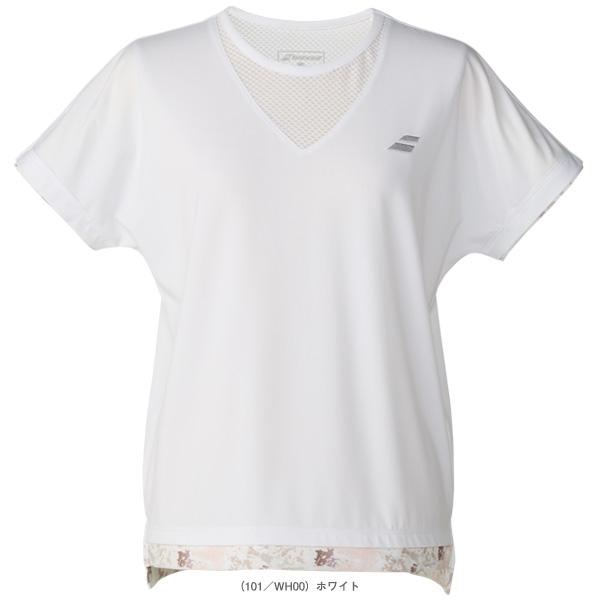 バボラ テニスウェア『レディース』 プレイレンジ 半袖シャツ PLAY SHORT SLEEVE SHIRT レディース BWP6574 | Babolat | 01