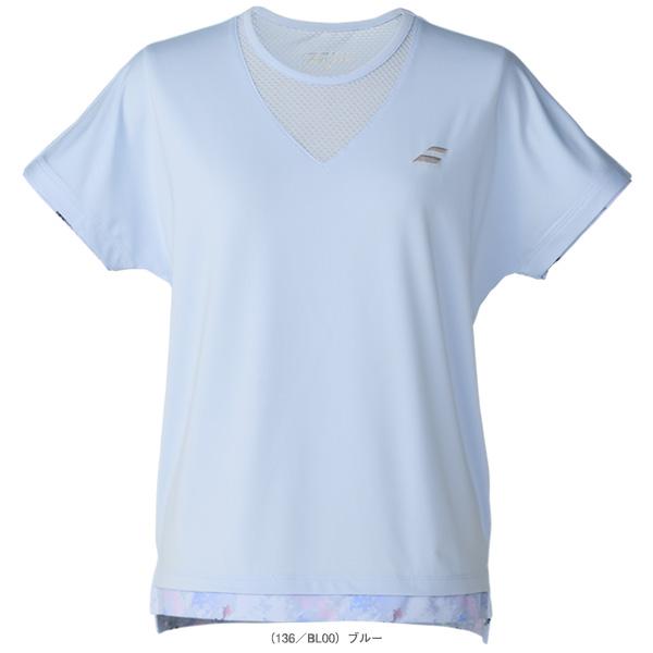 バボラ テニスウェア『レディース』 プレイレンジ 半袖シャツ PLAY SHORT SLEEVE SHIRT レディース BWP6574 | Babolat | 02