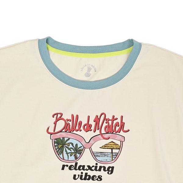 [バルデマッチ テニスウェア（レディース）]サングラスTシャツ／レディース（BDM-E1210） バルデマッチ テニスウェア『レディース』 サングラスTシャツ