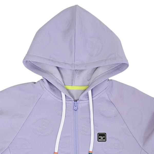 バルデマッチ テニスウェア『レディース』 エンボスフーディジャケット