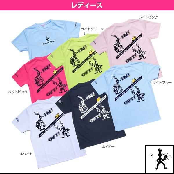 バルデマッチ テニス バドミントンウェア レディース Tシャツ Bm Jw16 Out In 激安