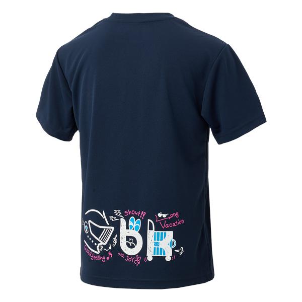 ブラックナイト バドミントンウェア『ジュニア』 ドライTシャツ ジュニア T-4103U | black knight | 12