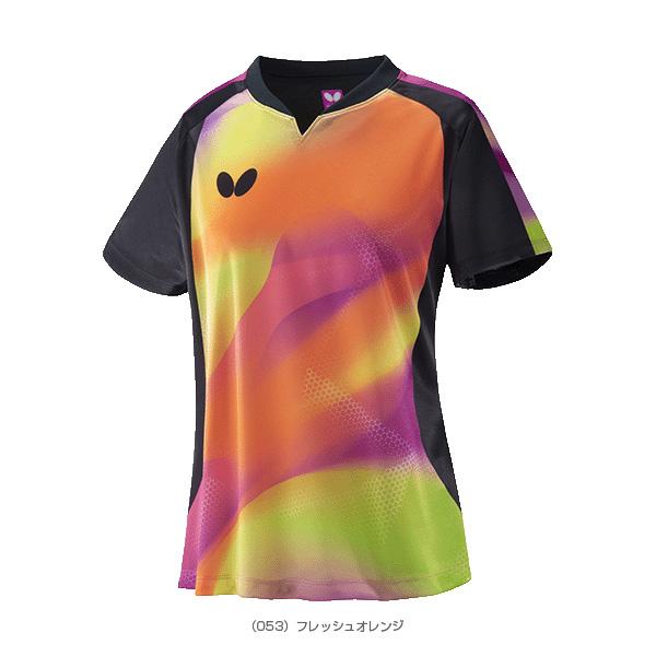 【PayPay祭★P3倍】バタフライ 卓球ウェア『レディース』 グレスリーシャツ レディース 46329 | バタフライ | 01