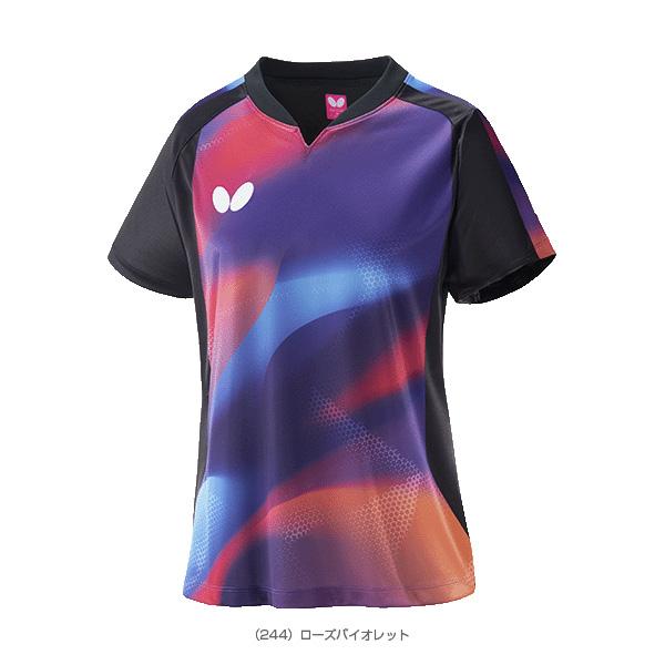 【PayPay祭★P3倍】バタフライ 卓球ウェア『レディース』 グレスリーシャツ レディース 46329 | バタフライ | 03