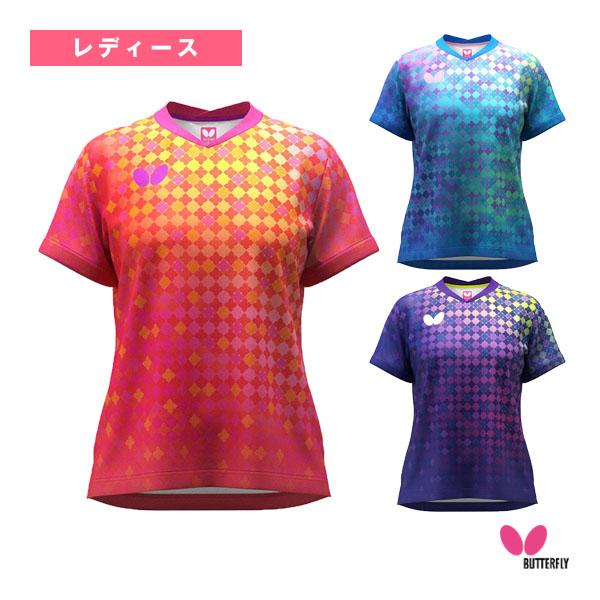 【PayPay祭★P3倍】バタフライ 卓球ウェア『レディース』 ミナレアシャツ レディース 46549 | バタフライ