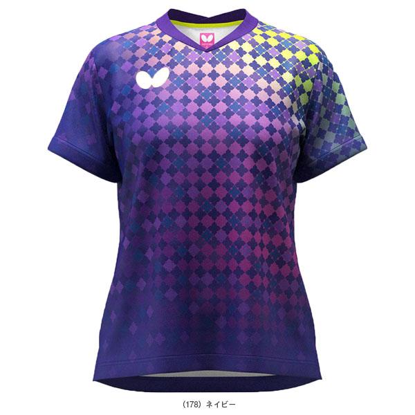 【PayPay祭★P3倍】バタフライ 卓球ウェア『レディース』 ミナレアシャツ レディース 46549 | バタフライ | 03