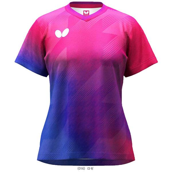 【PayPay祭★P3倍】バタフライ 卓球ウェア『レディース』 セラシアシャツ レディース 46579 | バタフライ | 01