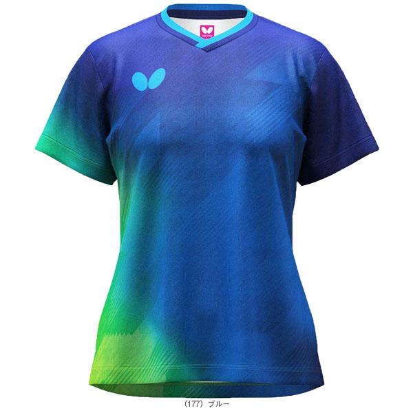 【PayPay祭★P3倍】バタフライ 卓球ウェア『レディース』 セラシアシャツ レディース 46579 | バタフライ | 02