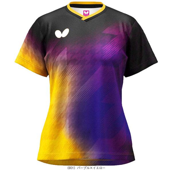 【PayPay祭★P3倍】バタフライ 卓球ウェア『レディース』 セラシアシャツ レディース 46579 | バタフライ | 03