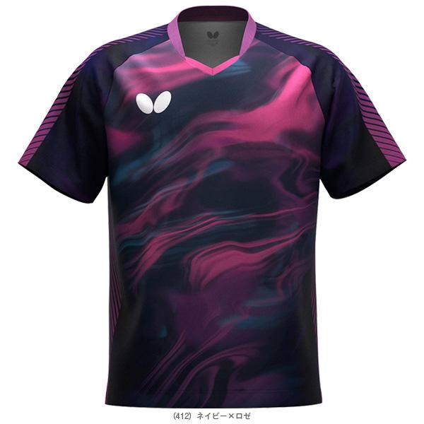 バタフライ 卓球ウェア『メンズ/ユニ』 リメラルシャツ RIMERAL SHIRT ユニセックス 47800 | バタフライ | 02