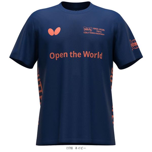 バタフライ 卓球ウェア『メンズ/ユニ』 セルサードTシャツ CELSARD T-SHIRT ユニセックス 47820 | バタフライ | 02