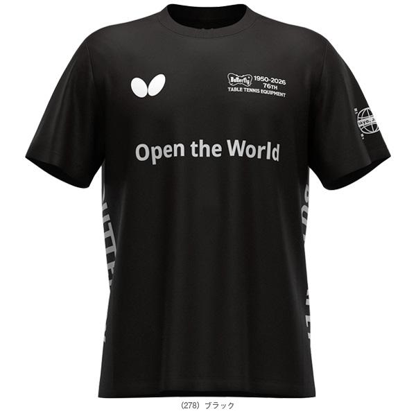 バタフライ 卓球ウェア『メンズ/ユニ』 セルサードTシャツ CELSARD T-SHIRT ユニセックス 47820 | バタフライ | 03