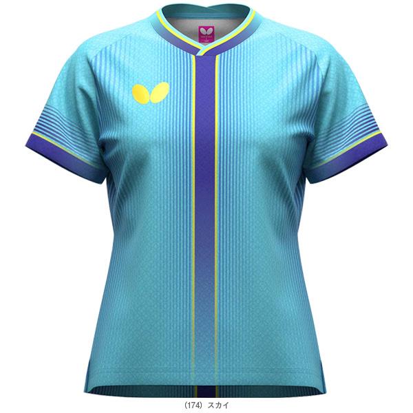 バタフライ 卓球ウェア『レディース』 エリスター13シャツ ELISTAR13 SHIRT レディース 47869 | バタフライ | 02