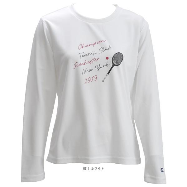 【PayPay祭★P3倍】チャンピオン テニスウェア『レディース』 グラフィックTシャツ レディース CL5306 | Champion | 01