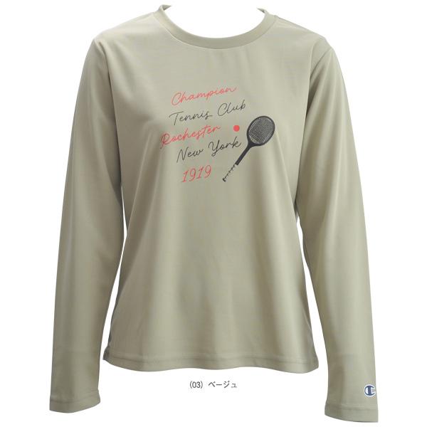 【PayPay祭★P3倍】チャンピオン テニスウェア『レディース』 グラフィックTシャツ レディース CL5306 | Champion | 02