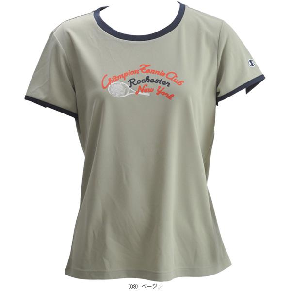 【PayPay祭★P3倍】チャンピオン テニスウェア『レディース』 プリントTシャツ レディース CL5319 | Champion | 02