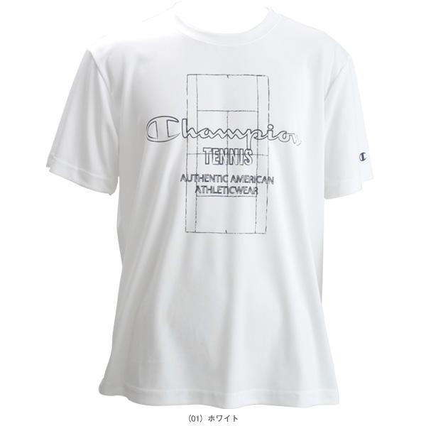 【PayPay祭★P3倍】チャンピオン テニスウェア『メンズ/ユニ』 グラフィックTシャツ メンズ CM5117 | Champion | 01