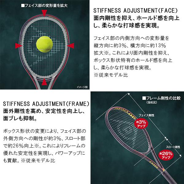 DUNLOP（ダンロップ） テニスラケット CX200 18×20 DS22507 : ラケット