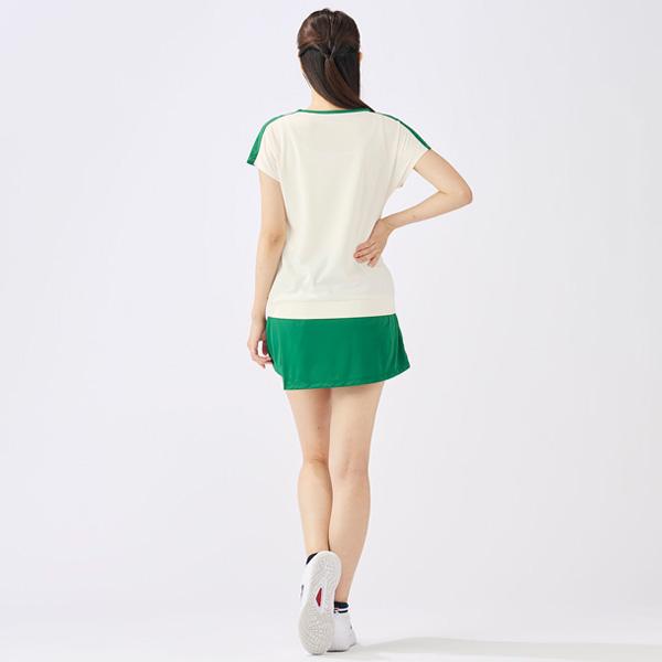 No.233 FILA 鮮やかgreenのラップショートパンツ☆新品☆ フィラ ウェア（レディース） ]ラップショートパンツ レディース