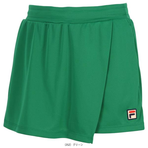 No.233 FILA 鮮やかgreenのラップショートパンツ☆新品☆ FILA フィラ テニスウェア『レディース』 ラップショートパンツ