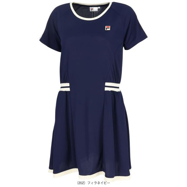 完売　黒　L フィラ FILA ブラック テニス ウエア フリル ワンピース Amazon.co.jp: [フィラ テニス] テニスウェア ワンピース VL2722