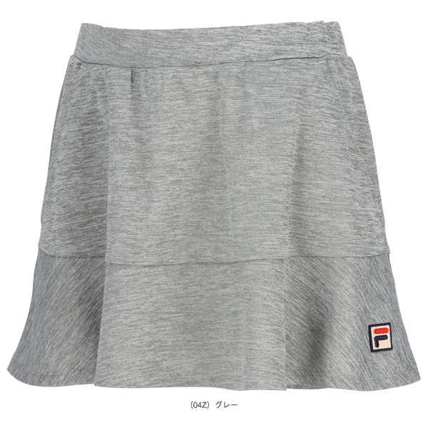 美品　FILA テニスウェア レディース スコート グレー Mサイズ FILA（フィラ） テニスウェア『レディース』 スコート レディース