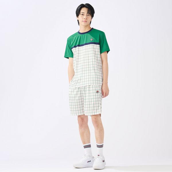【セット販売！！】FILA テニスゲームシャツ FILA フィラ テニスウェア レディース 総柄ゲームシャツ VL2583