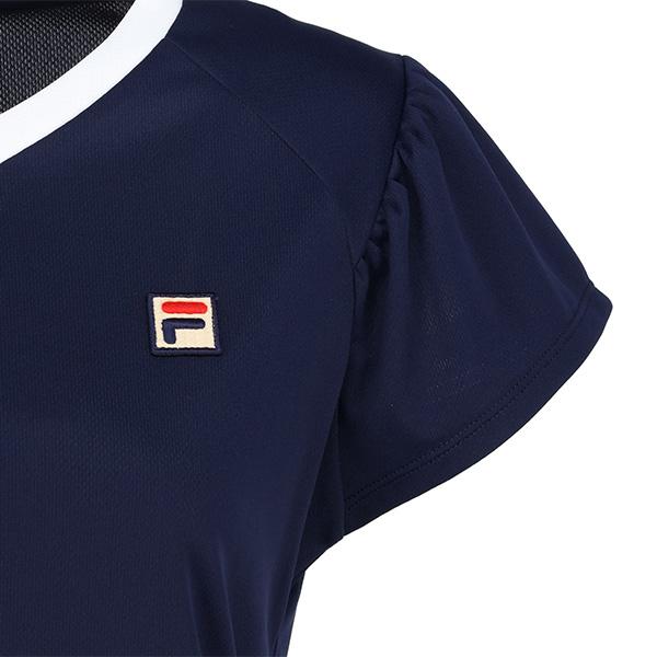 フィラ FILA レディース テニスウェア バドミントン L FILA フィラ テニスウェア『レディース』 ゲームシャツ