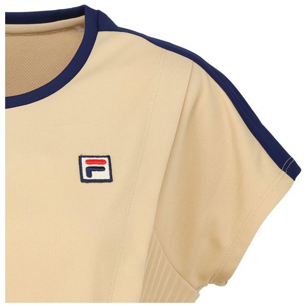 【ご確認用】FILA テニス半袖シャツ レディースLサイズ ウィンザーコラボ FILA（フィラ） テニスウェア『レディース』 ゲームシャツ/レディース