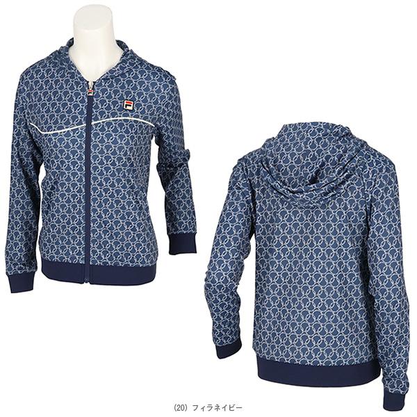 フィラ　FILA　テニスウェア　レディース　L　フルジップパーカー　ブラック フィラ（FILA）（レディース）テニスウェア レディース