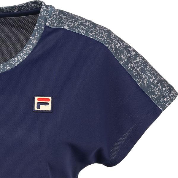 【FILA】テニスウェア　2点セット L FILA（フィラ） テニスウェア『レディース』 ゲームシャツ/レディース