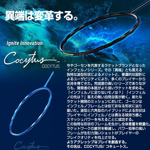 GOSEN（ゴーセン） バドミントンラケット コキュートスアイス COCYTUS