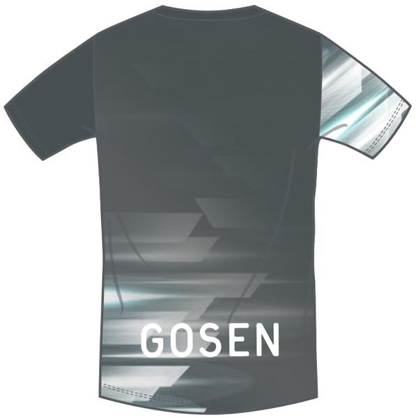 GOSEN（ゴーセン） テニスウェア『メンズ/ユニ』 昇華TシャツB ユニ
