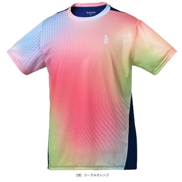 GOSEN(ゴーセン) ゲームシャツ テニス･バドミントン アパレル(メンズ･ユニ) (T2514) GOSEN（ゴーセン） テニスウェア『メンズ/ユニ』 ゲームシャツ ユニ
