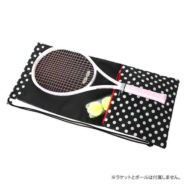 (3%OFFクーポン）ハンナフラ テニス バッグ テニスラケットケースソフト/収納ポケット付き 『TNS-RCSP』｜racket｜10