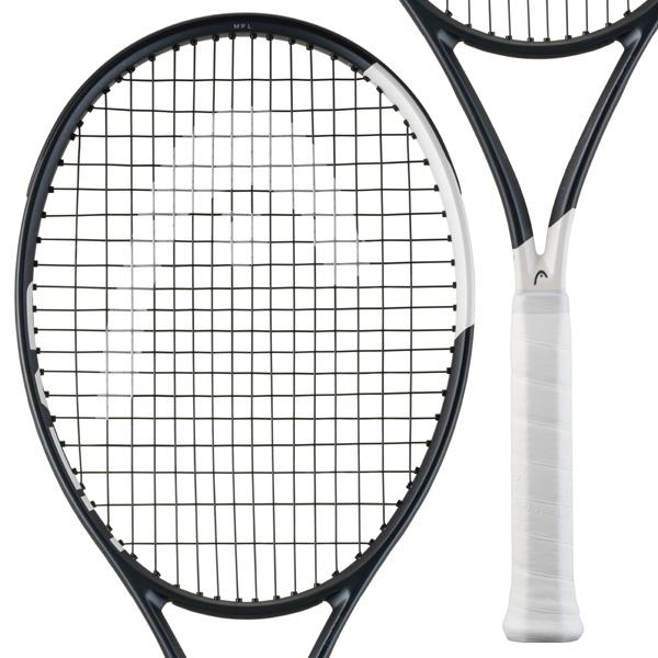 テニスラケット MP ホワイト/ブラック SPEED ヘッド テニスラケット 2026年01月下旬『予約』スピードエムピー