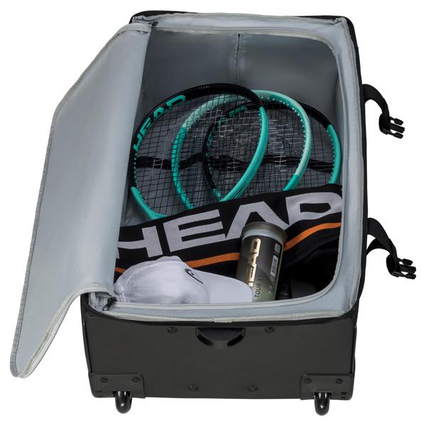 ヘッド HEAD テニスバッグ・ケース  Tour Travel Bag 110L BK ツアー トラベルバッグ  キャリーバッグ 260724 HEAD（ヘッド） テニスバッグ ツアー トラベルバッグ 110L TOUR TRAVEL
