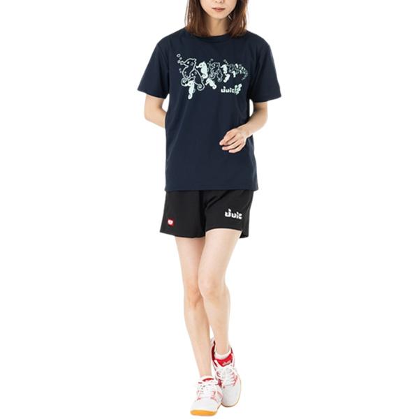 【PayPay祭★P3倍】ジュウイック 卓球ウェア『メンズ/ユニ』 シーホースTシャツ SEAHORSE T ユニセックス 5675 | JUIC | 08