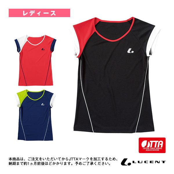 LUCENT ルーセント 卓球ウェア『レディース』 ゲームシャツ/襟なし