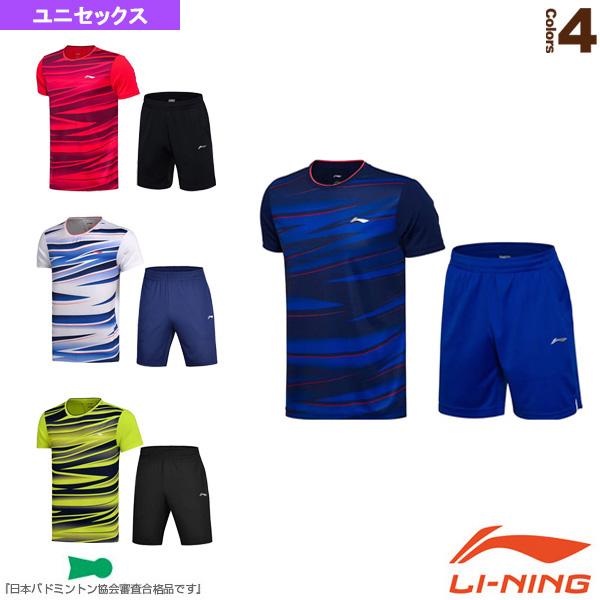 リーニン バドミントンウェア『メンズ/ユニ』 ゲームウェア上下セット ユニセックス AATM033 | LI-NING