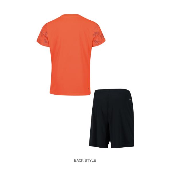 Li-Ning バドミントン シャツ&パンツセット LI-NING リーニン バドミントンウェア『ジュニア』 ゲームシャツ