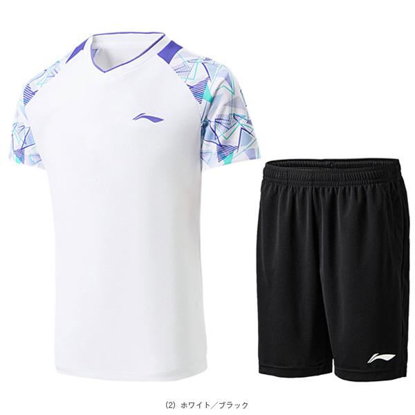 Li-Ning（リーニン）陸上ユニフォーム上下セット　Mサイズ LI-NING リーニン バドミントンウェア『ジュニア』 ゲームウェア上下