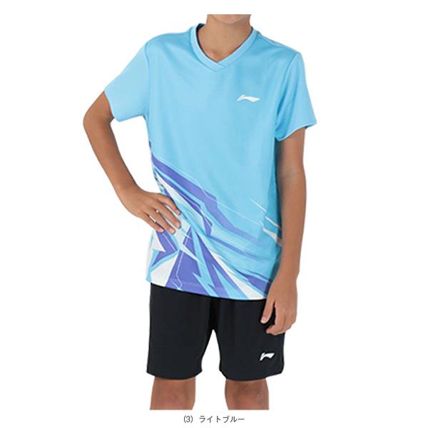 リーニン バドミントンウェア『ジュニア』 ゲームウェア上下セット ジュニア AATV028 | LI-NING | 03