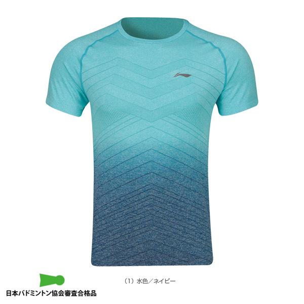 Lining バトミントン シャツ LI-NING AHSQ533 トレーニングTシャツ バドミントンウェア(ユニ