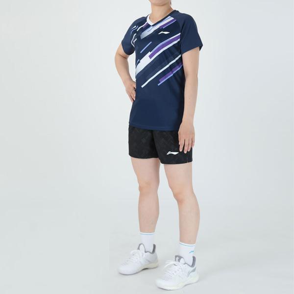 リーニン バドミントンウェア『レディース』 ゲームシャツ レディース AAYV034 | LI-NING | 05