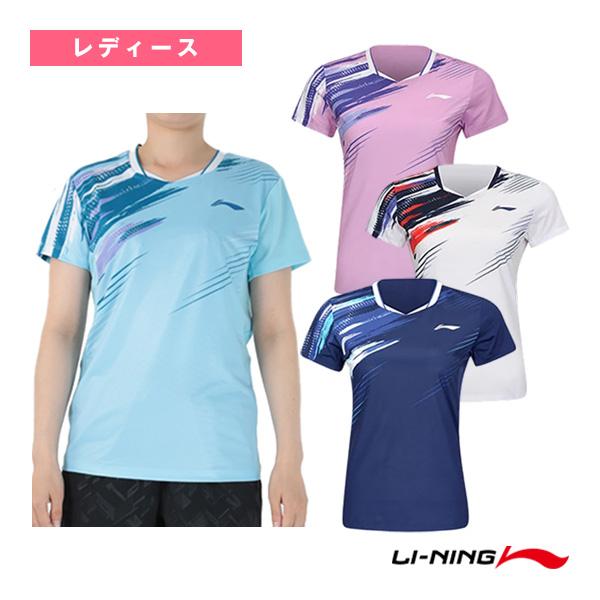 リーニン バドミントンウェア『レディース』 ゲームシャツ レディース AAYV048 | LI-NING