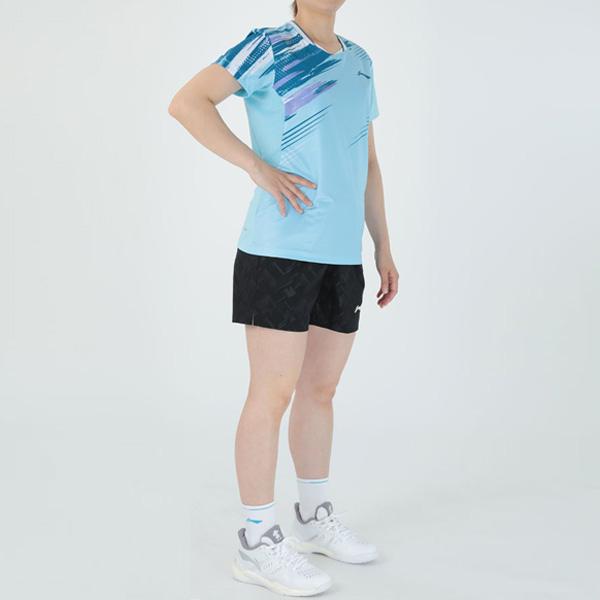 リーニン バドミントンウェア『レディース』 ゲームシャツ レディース AAYV048 | LI-NING | 09