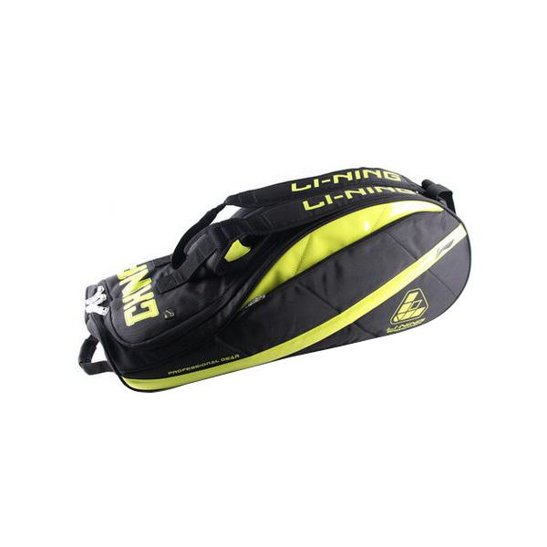 数量限定 リーニン バドミントンバッグ LI-NING トーナメントバック 金 LI-NING(リーニン) / バドミントンバッグ/ラケットバッグ